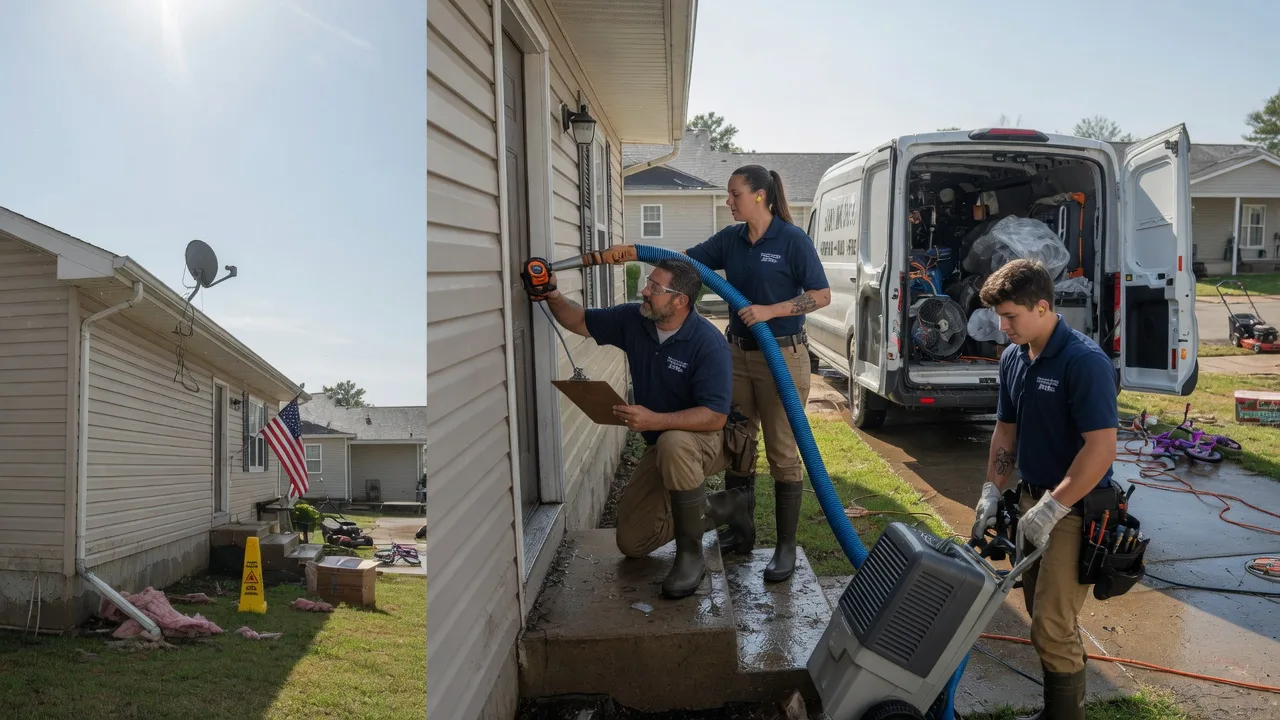 Ceiling Water Damage Restoration in Montgomery, MN near me